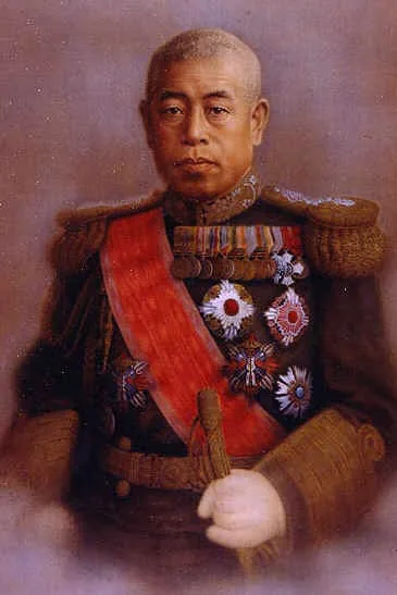 Portrait of Admiral Isoroku Yamamoto in Imperial Japanese Navy dress uniform