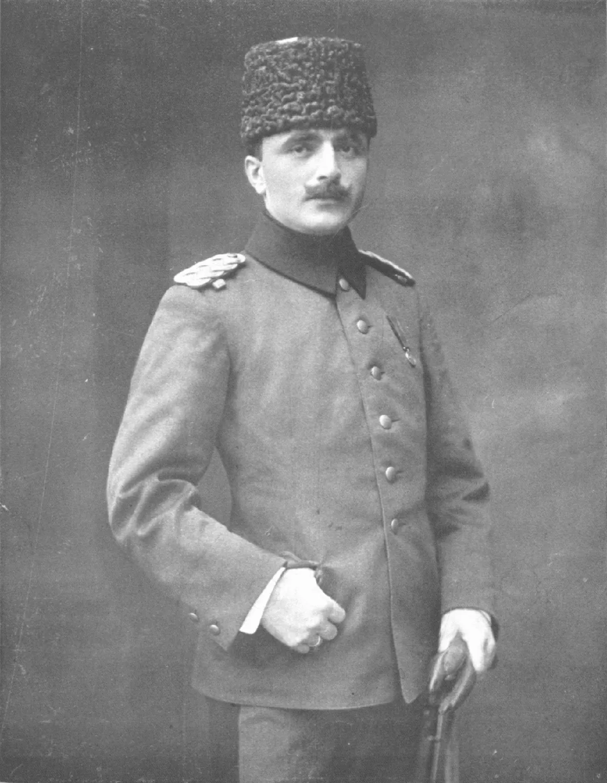 Portrait of Enver Pasha in military uniform
