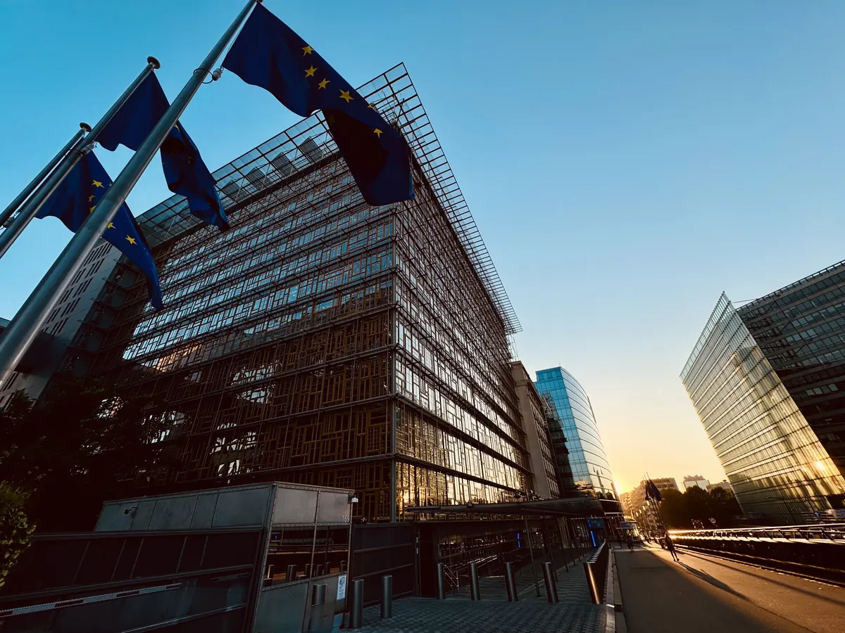 The Europa building in Brussels, the headquarters of the Council of the European Union
