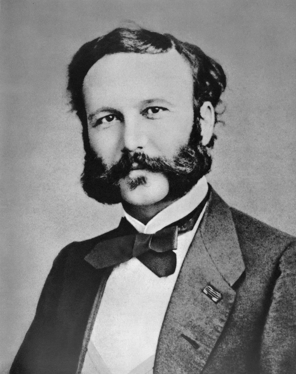Portrait of Henry Dunant as a young man
