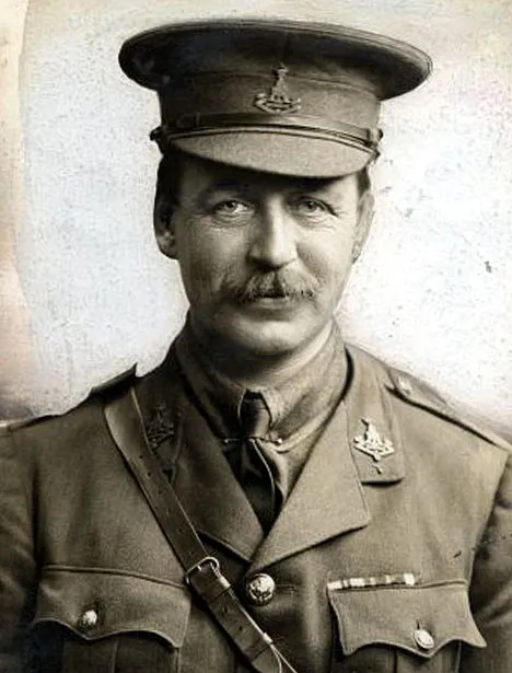 Portrait of Mark Sykes in military uniform